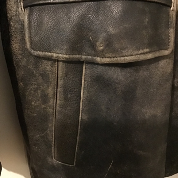 🔥Rare, vintage JORDAN, see pics, distressed leather coat, Size=XLT, new cond.🔥 - Picture 5 of 12